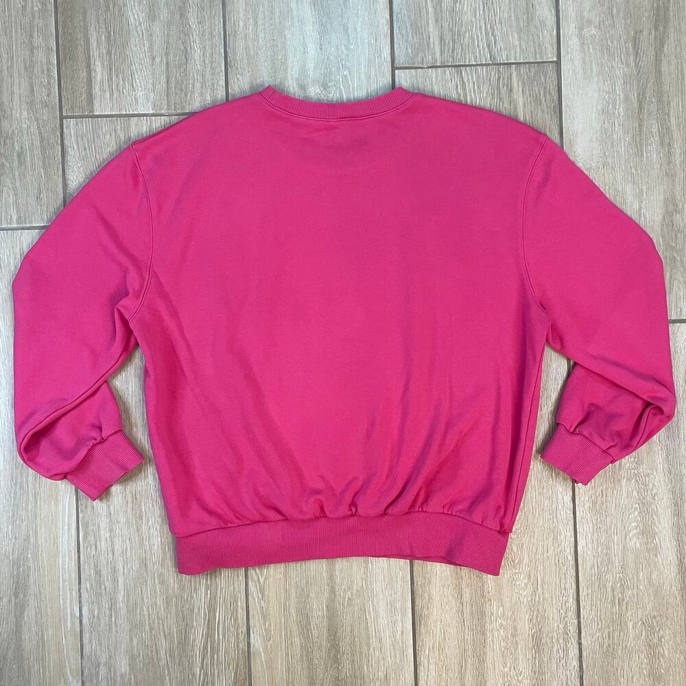 Def Leppard Hysteria Sweatshirt Womens L Pink Graphic Band Crewneck - Picture 4 of 8